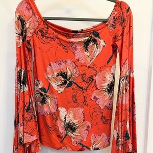 Free People Boho wide sleeve top.